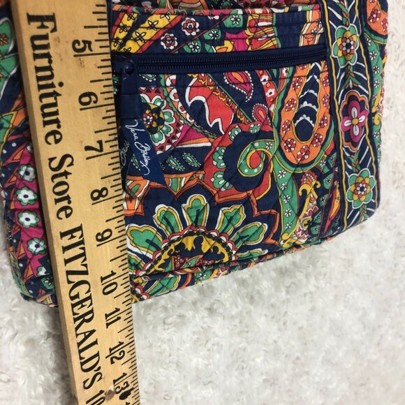 Vera Bradley Venetian Paisley‎ Mailbag Purse - Picture 7 of 8